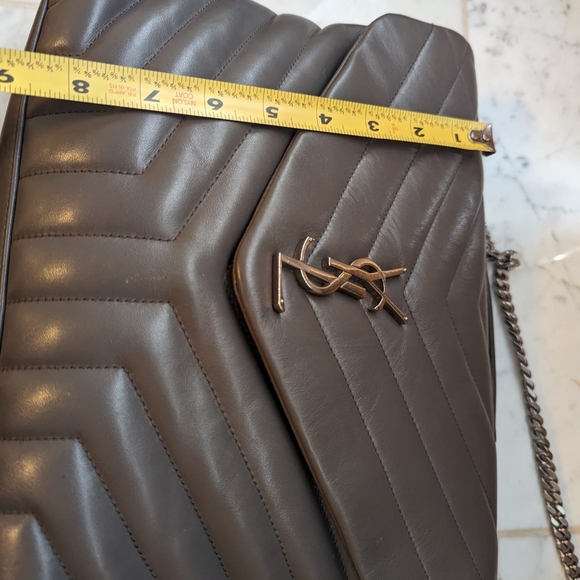 AUTHENTIC YSL LARGE GREY LOU with verificatiob - Picture 6 of 8